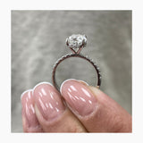 Yareli Engagement Ring 2.3ct TCW, 14K Gold