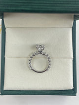 Dina Engagement Ring 4ct TCW, 14K Gold