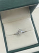 Dina Engagement Ring 4ct TCW, 14K Gold