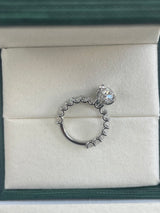 Dina Engagement Ring 4 Carat White Gold