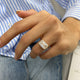 Milan Engagement Ring 5ct TCW, 14K Gold