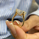 Milan Engagement Ring 5ct TCW, 14K Gold
