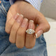 Mali Engagement Ring 3.4ct TCW, 14K Gold