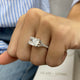 Lotan Engagement Ring 4.4ct TCW, 14K Gold
