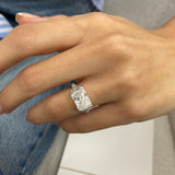 Lotan Engagement Ring 4.4ct TCW, 14K Gold