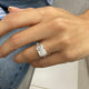 Lotan Engagement Ring 4.4ct TCW, 14K Gold
