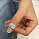 Lotan Engagement Ring 4.4ct TCW, 14K Gold