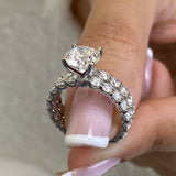 Agatha Bridal Set Rings Set 4.2ct TCW, 14K Gold