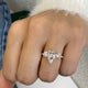 Aska Engagement Ring 3ct TCW, 14K Gold