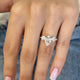 Aska Engagement Ring 3 Carat Yellow Gold