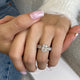 Apolena Engagement Ring 5.5ct TCW, 14K Gold