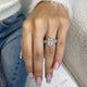 Apolena Engagement Ring 5.5ct TCW, 14K Gold