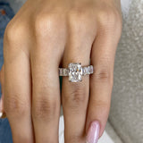 Apolena Engagement Ring 5.5ct TCW, 14K Gold