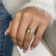 Toi-et Moi Engagement Ring 2ct TCW, 14K Gold