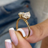 Toi-et Moi Engagement Ring 2ct TCW, 14K Gold