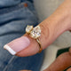 Toi-et Moi Engagement Ring 2ct TCW, 14K Gold