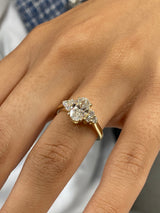 Jimena Engagement Ring 1.2ct TCW, 14K Gold