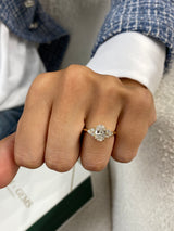 Jimena Engagement Ring 1.2ct TCW, 14K Gold