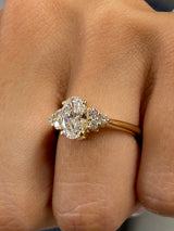 Jimena Engagement Ring 1.2ct TCW, 14K Gold
