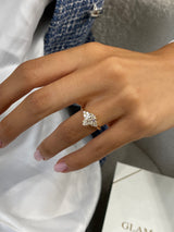 Elisa Engagement Ring 1.2ct TCW, 14K Gold