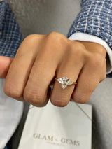 Elisa Engagement Ring 1.2ct TCW, 14K Gold