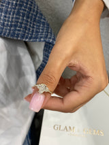 Elisa Engagement Ring 1.2ct TCW, 14K Gold
