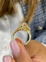 Elisa Engagement Ring 1.2ct TCW, 14K Gold