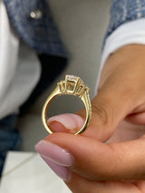Carmen Engagement Ring 1.2ct TCW, 14K Gold