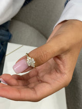 Carmen Engagement Ring 1.2ct TCW, 14K Gold