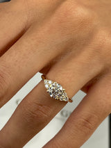 Dayana Engagement Ring 1.2ct TCW, 14K Gold