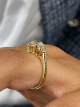 Dayana Engagement Ring 1.2ct TCW, 14K Gold