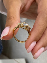 Dayana Engagement Ring 1.2ct TCW, 14K Gold