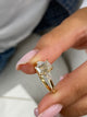 Alondra Engagement Ring 1.3ct TCW, 14K Gold