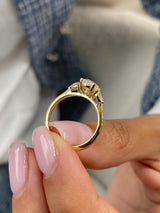 Sierra Engagement Ring 1.3ct TCW, 14K Gold