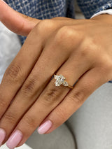 Analia Engagement Ring 1.3ct TCW, 14K Gold