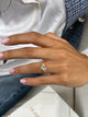 Rosa Engagement Ring 1.3ct TCW, 14K Gold
