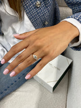 Savanna Engagement Ring 1.3ct TCW, 14K Gold