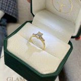Edetta Engagement Ring 1.2ct TCW, 14K Gold
