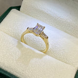 Edetta Engagement Ring 1.2ct TCW, 14K Gold