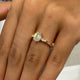 Edetta Engagement Ring 1.2ct TCW, 14K Gold