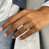 Edetta Engagement Ring 1.2ct TCW, 14K Gold
