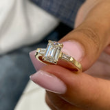 Edetta Engagement Ring 1.20 Carat Yellow Gold