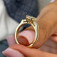 Edetta Engagement Ring 1.2ct TCW, 14K Gold