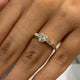 Giralda Engagement Ring 1.2ct TCW, 14K Gold