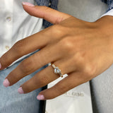 Giralda Engagement Ring 1.2ct TCW, 14K Gold
