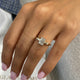 Maggia Engagement Ring 1.2ct TCW, 14K Gold