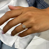 Maggia Engagement Ring 1.2ct TCW, 14K Gold
