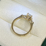 Maggia Engagement Ring 1.2ct TCW, 14K Gold