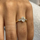 Roseta Engagement Ring 1.2ct TCW, 14K Gold