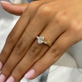 Roseta Engagement Ring 1.2ct TCW, 14K Gold